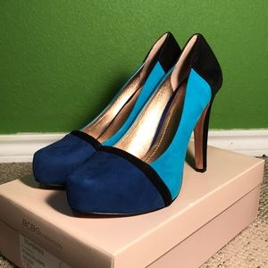 BCBG Generation Suede Heels